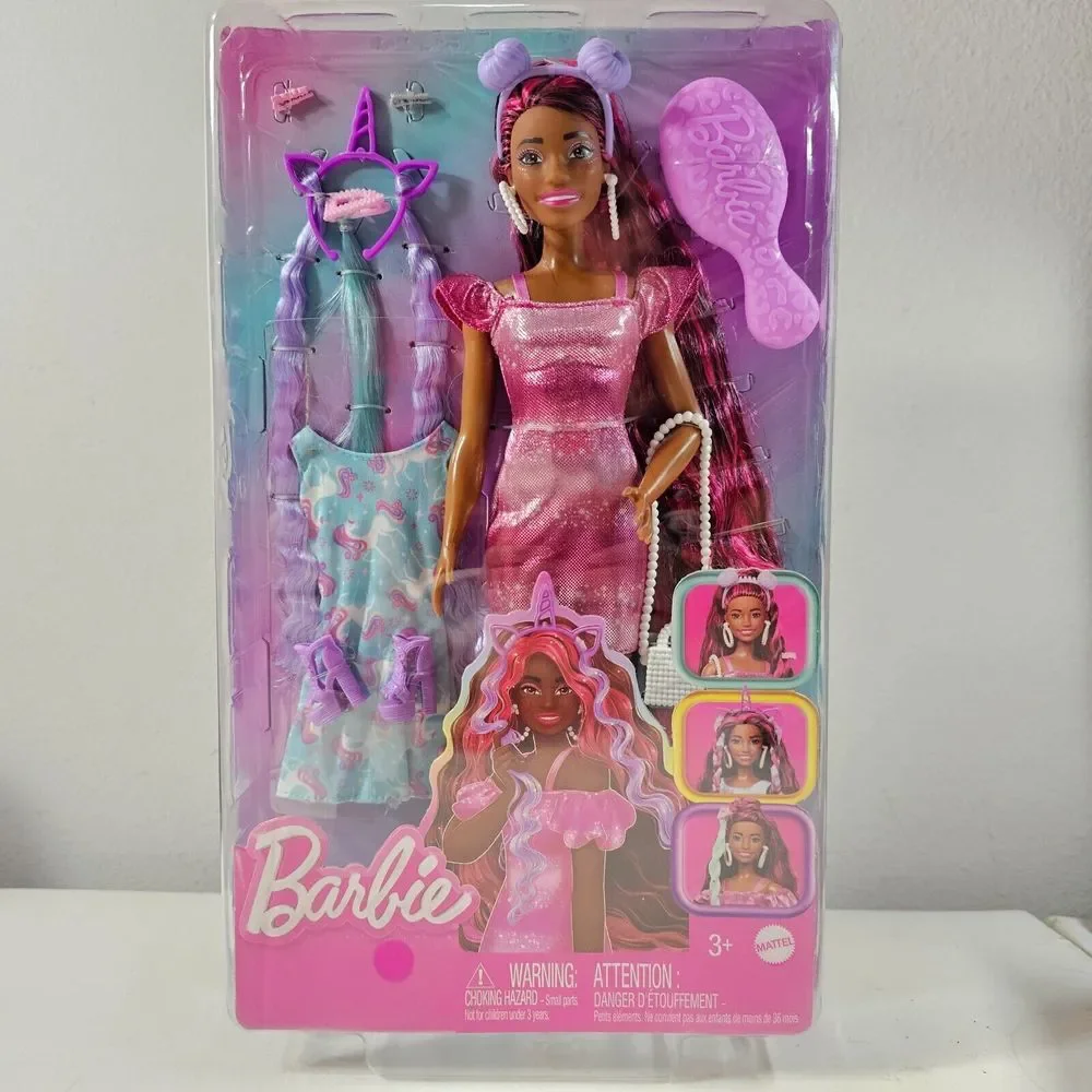 Barbie Fun‎ & Fancy Hair Doll Play Set Unicorn 12